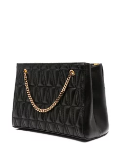Versace Sac Cabas Matelassé à Plaque Logo Femme -Pas Cher Versace Boutique 15985488 8bec6f23 368b 4d86 9d8a 681f2b4e9c9e 600