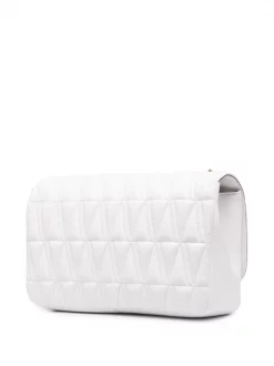 Versace Sac Porté épaule Matelassé à Plaque Logo 1W00V WHITE -Pas Cher Versace Boutique 15985493 30399851 600
