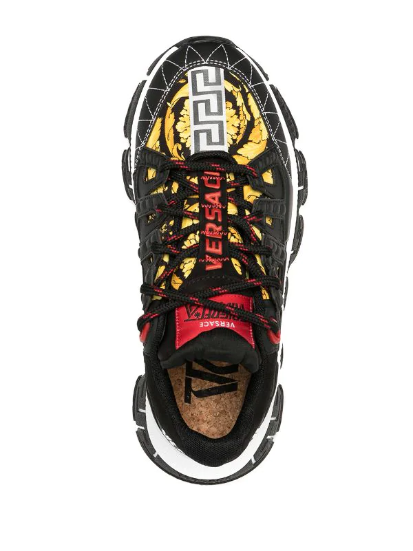 Versace Baskets Trigreca à Imprimé Baroque Femme 4 Versace Baskets Trigreca à Imprimé Baroque Femme – Image 4