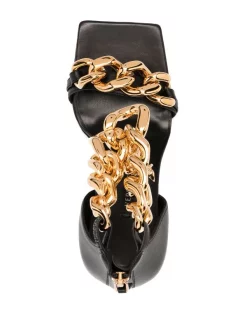 Versace Sandales Medusa à Détail De Chaîne Femme -Pas Cher Versace Boutique 15985570 30429486 600