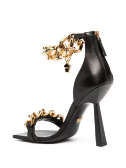 Versace Sandales Medusa à Détail De Chaîne Femme -Pas Cher Versace Boutique 15985570 30429487 600