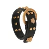 Versace 1B00V BLACK Bracelet Medusa à Détail De Clous Femme