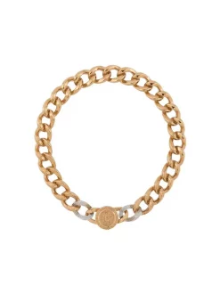 Versace Collier Medusa à Maillons épais Femme