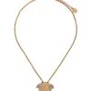 Versace Collier Medusa Orné De Cristaux Femme