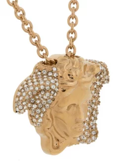 Versace Collier Medusa Orné De Cristaux Femme -Pas Cher Versace Boutique 15990783 30318287 600