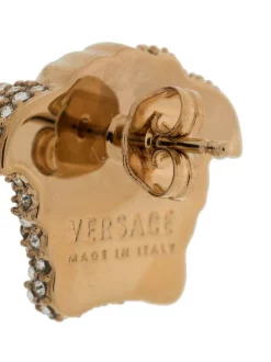 Versace Puces D'oreilles Medusa Ornées De Cristaux KCVO GOLD -Pas Cher Versace Boutique 15990790 30318299 600