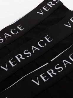 Versace Lot De Trois Boxers à Logo A3197 NERO NERO NERO -Pas Cher Versace Boutique 16093947 30429557 600