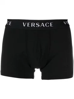 Versace Boxer à Bande Logo Homme