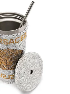 Versace Z4048 BIANCO ORO Tasse De Voyage Medusa Ornée De Cristaux Femme -Pas Cher Versace Boutique 16098535 31123703 600