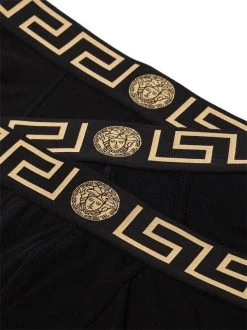 Versace Lot De Boxers à Taille à Logo Homme -Pas Cher Versace Boutique 16109483 30941901 600