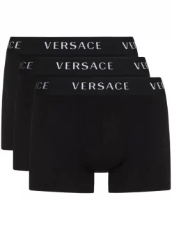 Versace A3197 BLACK Boxer à Logo Homme