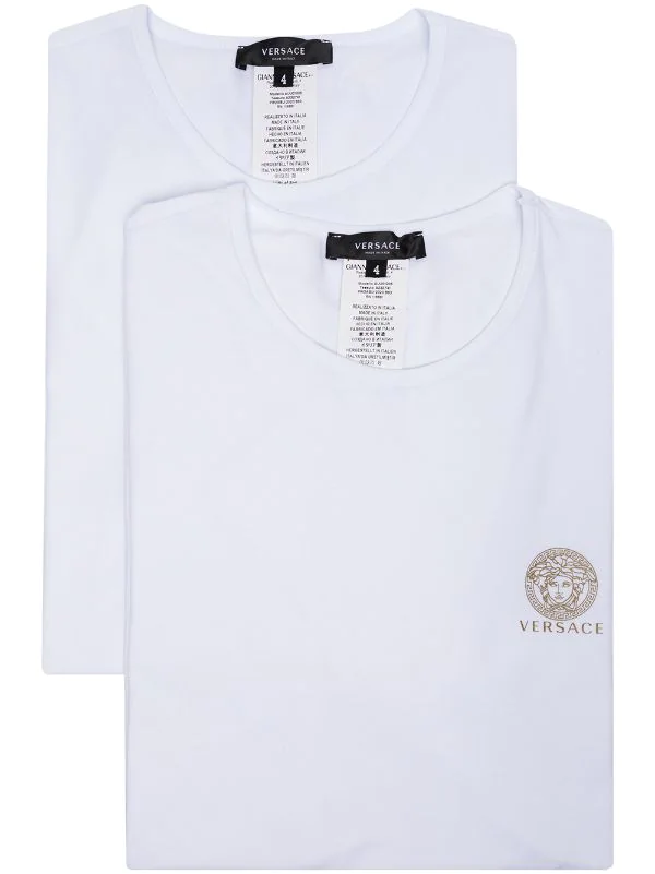 ( Access Edit ) Versace Pull à Logo A1001 OPTICAL WHITE 1 ( Access Edit ) Versace Pull à Logo A1001 OPTICAL WHITE