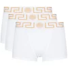 Versace Boxer à Bords Greca A81H WHITE GREEK GOLD