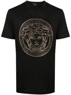 Versace T-shirt à Logo Medusa Homme