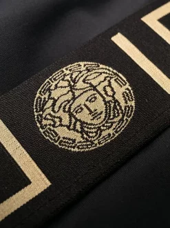 ( Positively Conscious ) Versace Bas De Bikini à Taille Haute A1008 BLACK -Pas Cher Versace Boutique 16118497 30401622 600