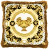 Versace Coussin à Imprimé Baroque Z7624 GRIGIO BIANCO NERO