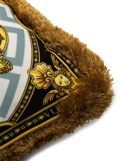 Versace Coussin à Imprimé Baroque Z7624 GRIGIO BIANCO NERO -Pas Cher Versace Boutique 16124992 30463066 600