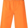 Versace Short De Bain à Taille élastiquée A702 ARANCIO ORO