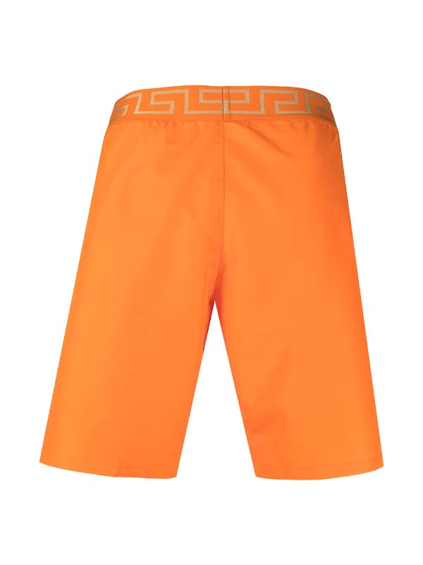 Versace Short De Bain à Taille élastiquée A702 ARANCIO ORO 2 Versace Short De Bain à Taille élastiquée A702 ARANCIO ORO – Image 2