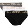 Versace Slip à Imprimé Greca Homme