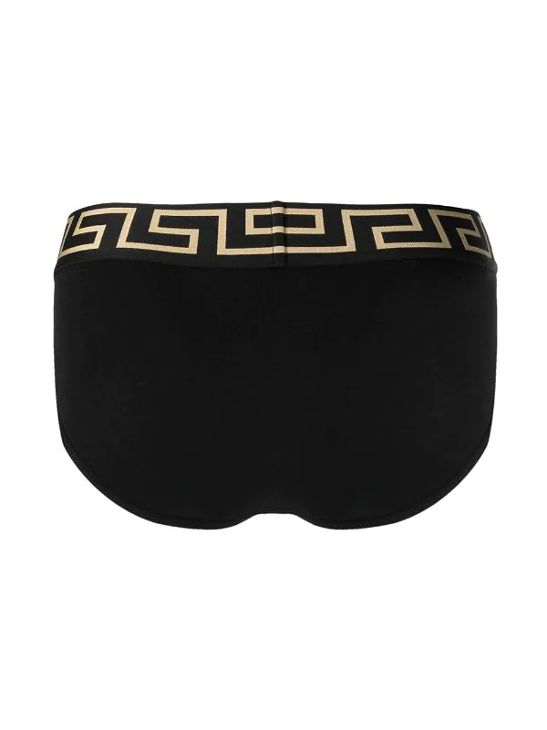 Versace Slip à Imprimé Greca Homme 3 Versace Slip à Imprimé Greca Homme – Image 3