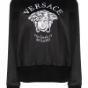Versace Sweat à Logo Brodé Medusa Femme