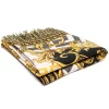 Versace Couverture à Motif Baroque Z4810 NERO-BIANCO-GIALLO-GRIGIO-MARRONE