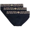 Versace Lot De Slips à Bande Greca Homme