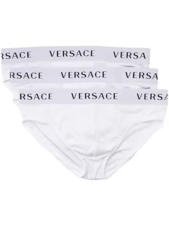 Versace Lot De Trois Slips à Logo A9A1 MULTI COLOR