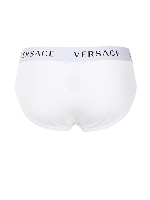Versace Lot De Trois Slips à Logo A9A1 MULTI COLOR 3 Versace Lot De Trois Slips à Logo A9A1 MULTI COLOR – Image 3