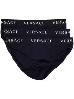 Versace Lot De Trois Slips à Logo A9A3 MULTI COLOR
