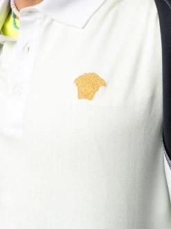 Versace Polo à Logo Brodé Medusa 2W110 WHITE -Pas Cher Versace Boutique 16257580 32396163 600