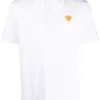 Versace Polo à Logo Brodé Medusa 2W110 WHITE