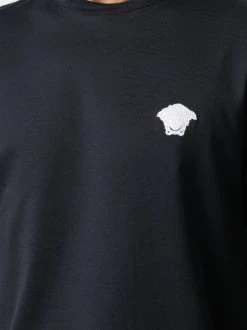 ( Positively Conscious ) Versace T-shirt à Broderie Medusa A1382 BLUE 9 ( Positively Conscious ) Versace T-shirt à Broderie Medusa A1382 BLUE -Pas Cher Versace Boutique 16257593 31484388 600