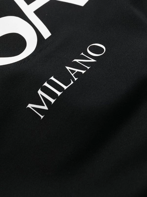 ( Positively Conscious ) Versace 1B000 NERO Slip De Bain à Logo Imprimé Homme 3 ( Positively Conscious ) Versace 1B000 NERO Slip De Bain à Logo Imprimé Homme – Image 3