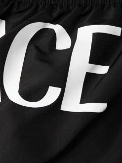 ( Positively Conscious ) Versace Short De Bain à Logo Imprimé 1B000 NERO -Pas Cher Versace Boutique 16257604 32337975 600