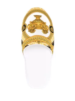 Versace Z7624 GRIGIO BIANCO ORO Claquettes à Imprimé Baroque Homme 7 Versace Z7624 GRIGIO BIANCO ORO Claquettes à Imprimé Baroque Homme -Pas Cher Versace Boutique 16257815 31126458 600