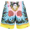 Versace Short De Bain à Imprimé Trésor De La Mer 5Y010 GIALLO+MULTICOLOR