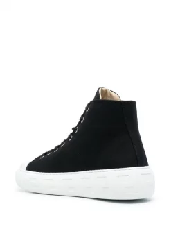 Versace Baskets Montantes à Patch Logo Homme -Pas Cher Versace Boutique 16260078 32507519 600