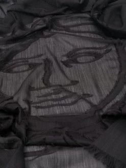 Versace écharpe à Motif Medusa 1B000 BLACK -Pas Cher Versace Boutique 16260096 31653641 600