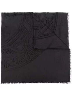 Versace écharpe à Motif Medusa 1B000 BLACK