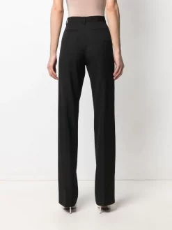 Versace Pantalon De Tailleur à Plaque Logo Femme -Pas Cher Versace Boutique 16261331 32249871 600
