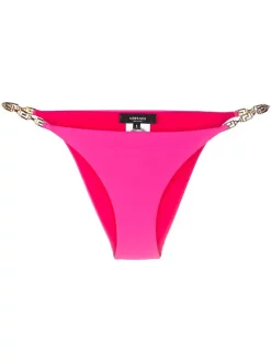 ( Positively Conscious ) Versace A1708 FUXIA Bas De Bikini à Détails Greca Femme