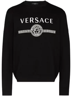 ( Positively Conscious ) Versace Sweat à Logo Medusa A1008 NERO