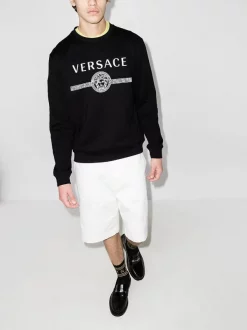 ( Positively Conscious ) Versace Sweat à Logo Medusa A1008 NERO -Pas Cher Versace Boutique 16268430 33903584 600