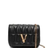 Versace DNMOV BLACK Sac à Bandoulière Virtus Matelassé Femme