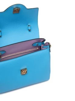 Versace Sac Cabas à Fini Mat 1U38V Blue Oro Versace -Pas Cher Versace Boutique 16289136 d8f863c6 2263 42ce ae07 2f4e6bb7262e 600