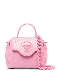 Versace 1P65V BABY PINK BABY PINK ORO VERSACE Sac Porté épaule La Medusa Femme