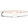 Versace 1W04V BIANCO OTICO Ceinture Medusa En Cuir Femme