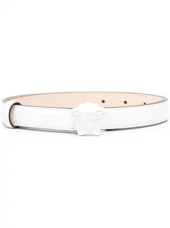 Versace 1W04V BIANCO OTICO Ceinture Medusa En Cuir Femme